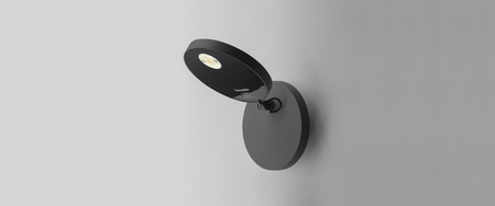 Demetra Spotlight - with Switch ARTEMIDE szary 1730W10A