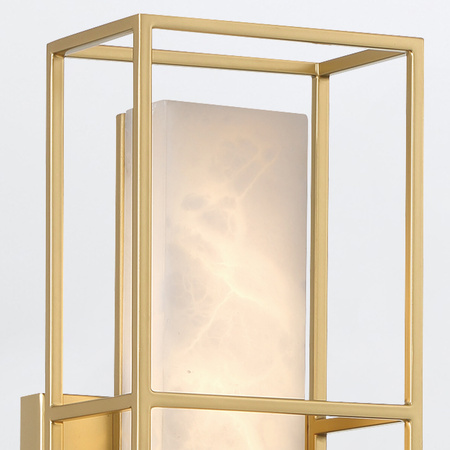 Średni kinkiet Blakley - 1 źródło światła - Szczotkowane złoto Quintiesse Eurofase QN-BLAKLEY-M-BG