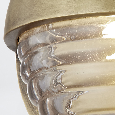 Mały kinkiet LED Palais - Vintage mosiądz Quintiesse QN-PALAIS-W-S-VBS