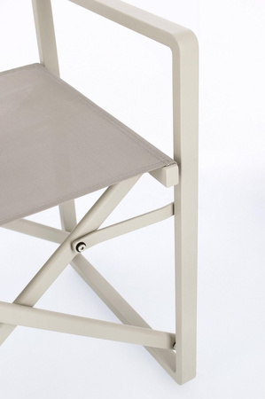 BIZZOTTO krzesło ogrodowe / reżyserskie   KONNOR beżowe