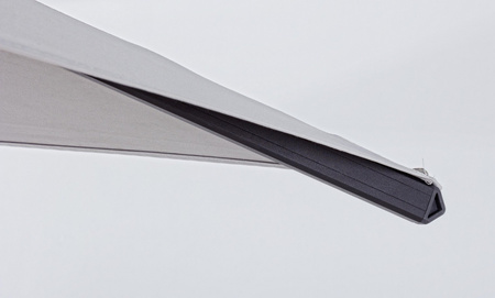 BIZZOTTO parasol ogrodowy INES jasny      szary