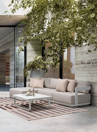 BIZZOTTO zestaw ogrodowy MARIEL beżowy