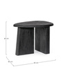 BIZZOTTO stolik kawowy ZACATECAS 60x45    czarny
