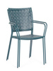 BIZZOTTO krzesło ogrodowe LIZETTE         niebieskie