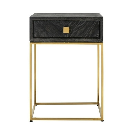 RICHMOND szafka nocna BLACKBONE GOLD - 1 szuflada