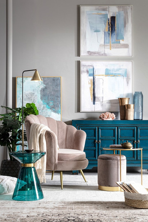 BIZZOTTO fotel GILIOLA szary