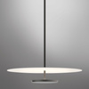 Vibia Flat Lampa Wisząca LED ze Ściemniaczem, 55cm wys. 300 cm, Czarny Szary Biały