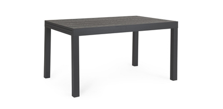 BIZZOTTO stół ogrodowy CLIV 135-270       czarny / rozkładany