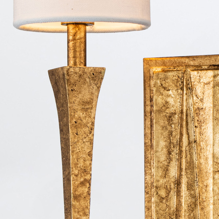 Kinkiet Crest - 2 źródła światła - Płatkowe złoto Quintiesse QN-CREST-2WB-DG