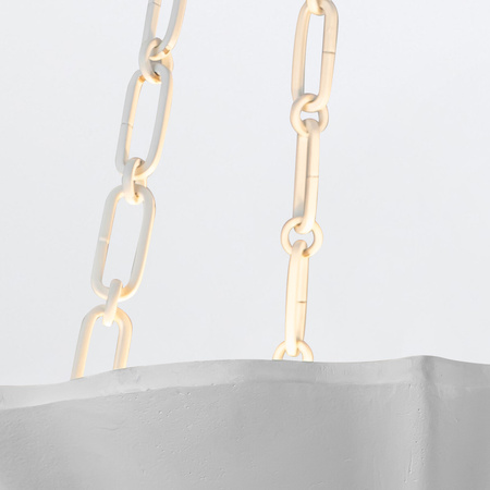 Lampa wisząca Martine - 3 źródła światła - Antyczna biel Quintiesse QN-MARTINE-P-WHT