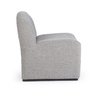 BIZZOTTO fotel BASSILLA szary