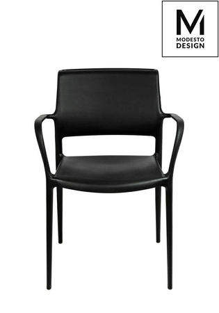 MODESTO krzesło PETRA czarne - polipropylen