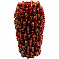 KARE wazon dekoracyjny GOLDFISH 63 cm     czerwony