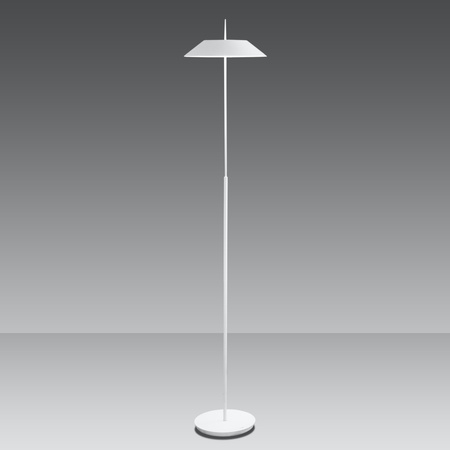 Vibia Mayfair Lampa Stojąca LED ze Ściemniaczem, 30, wys. 147 cm, Biały Mat