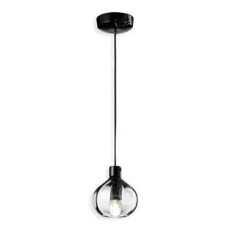 SOSPENSIONE PICCOLA VETRO / SMALL GLASS PENDANT AFOXE' Ferroluce C2642-CRI