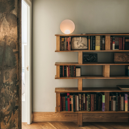 Vibia Musa Lampa Stolowa LED ze Ściemniaczem, 26 GL, 9 cm, Biały Mat Opal Mat