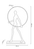 Lampa podłogowa HUMAN ROUND  włókno szklane