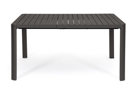 BIZZOTTO stół ogrodowy KIPLIN 149 czarny  / rozkładany