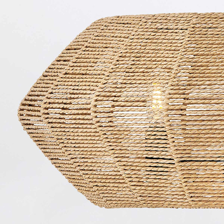 Lampa wisząca Luca - 3 źródła światła - Czarny, karmelowy beż Quintiesse QN-LUCA-P-S-BK-CAM