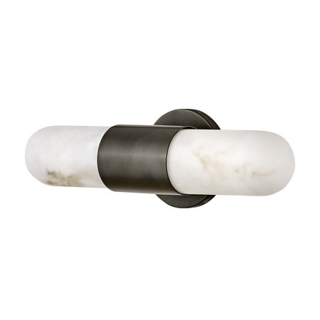 Średni kinkiet LED Ibiza - Oksydowana czerń Quintiesse QN-IBIZA-M-BX