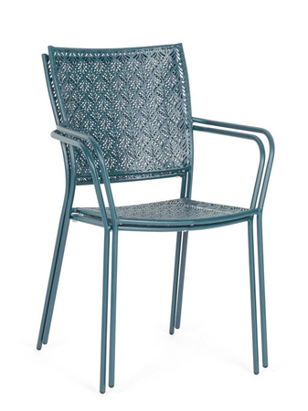 BIZZOTTO krzesło ogrodowe LIZETTE         niebieskie