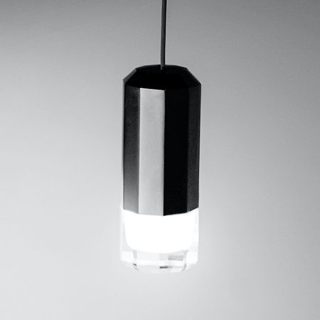 Vibia Wireflow Chandelier Lampa Wisząca 42-punktowa, 150 wys. 112 cm, Czarny Polysk