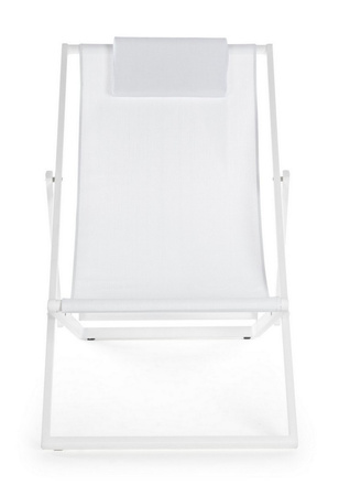 BIZZOTTO leżak ogrodowy składany TAYLOR   biały