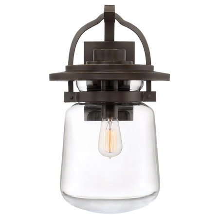 Duża latarnia naścienna Lasalle - 1 źródło światła Lasalle Quintiesse Quoizel QN-LASALLE-L-WT