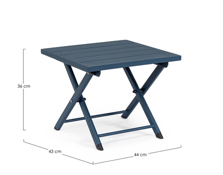 BIZZOTTO stolik ogrodowy TAYLOR           granatowy