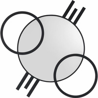 KARE lustro ścienne TRIPLE CIRCLE         124x119 cm