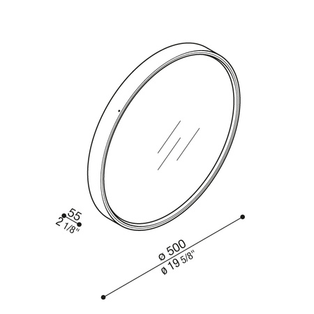 Lombardo LL14401E3 Lampa ścienna Ola 500 Color