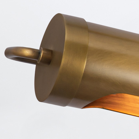 Duża obrazówka Wynwood - 2 źródła światła - Vintage mosiądz Quintiesse QN-WYNWOOD-PL-L-VBS