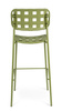 BIZZOTTO krzesło barowe ogrodowe CLOVER   zielone