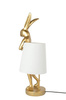 KARE lampa stołowa RABBIT 68 cm  złota / biała