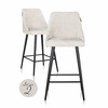 RICHMOND zestaw 2 krzeseł barowych        BROOKE 67 jasny beż