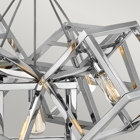 Latarnia wisząca Ensemble - 5 źródeł światła - Polerowany nikiel Ensemble Quintiesse Hinkley/ Fredrick Ramond QN-ENSEMBLE5P-PN