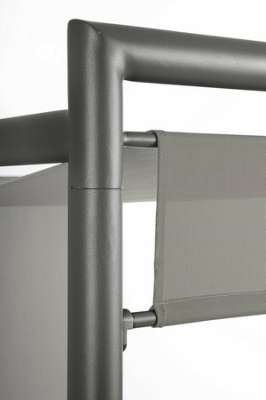 BIZZOTTO łóżko ogrodowe KONNOR szare