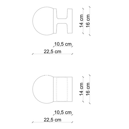  Ferroluce Habea C2782 kinkiet zielony