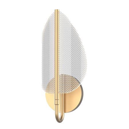 Kinkiet LED Floriana - Naturalny mosiądz Quintiesse QN-FLORIANA-1W-NBR