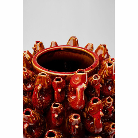 KARE wazon dekoracyjny GOLDFISH 63 cm     czerwony