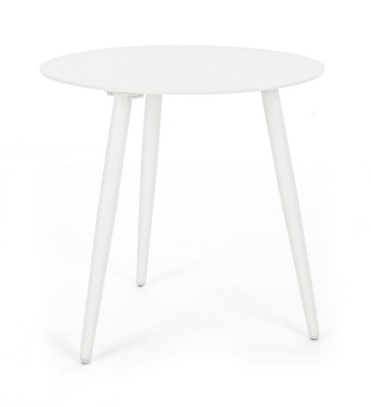 BIZZOTTO stolik ogrodowy RIDLEY biały