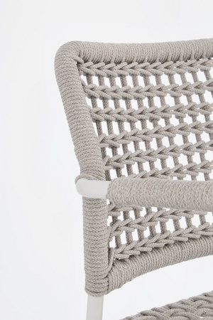 BIZZOTTO krzesło ogrodowe RAJADA białe