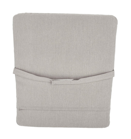 BIZZOTTO poduszka do krzesła RAJADA       jasnoszara