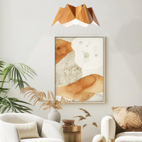 Lampa wisząca Physalis Brązowy, Drewno Quintiesse Accord QN-PHYSALIS-P-M-TEAK