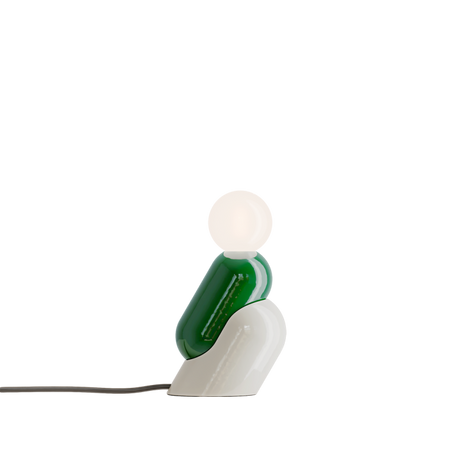 Ferroluce TATA C2820 lampa stołowa pomarańczowo-zielona