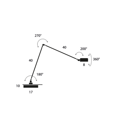 LUMINA DAPHINE LED LAMPA NA BIURKO KOLORY