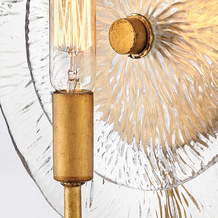 Kinkiet Rene - 1 źródło światła - Przecierany mosiądz Quintiesse QN-RENE-WB1-DSB