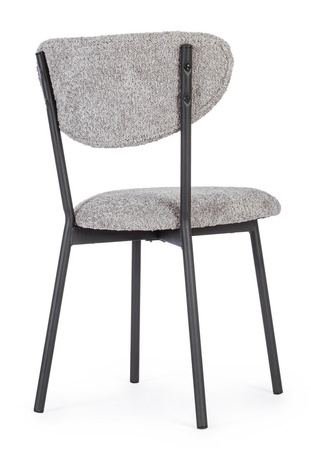 BIZZOTTO krzesło LUDMILLA szare