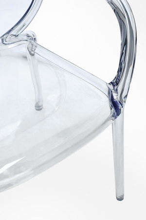 BIZZOTTO krzesło ogrodowe CAMILLA         transparentne