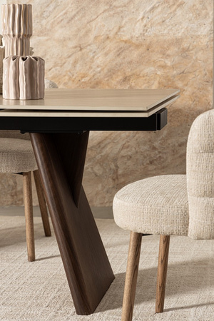 BIZZOTTO krzesło ILMA ARM beżowe